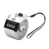 Stahlhandzähler Easy Carry Counter Gerät Für Eine Genaue Unterstützung Für Besucher Tracking Entscheidungen Handschalter Retail & Event Manag