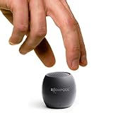 Boompods Zero Talk Mini tragbarer Bluetooth Lautsprecher mit Amazon Alexa - Outdoor klein, IPX6 wasserdicht, Mikrofon, 5 Std Spielzeit, Portable Speaker für Dusche, Reisen, Auto, G