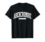 Abercrombie North Dakota ND JS03 College-Universitätsstil T-S