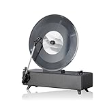 simpnavi Retro-Bluetooth-Lautsprecher mit vertikalem Vintage-Design, erdige ästhetische Heimdekoration für Küche, Schlafzimmer, Wohnung, Schreibtisch und Regal (schwarz)