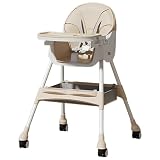 Baby-Hochstühle, tragbarer Hochstuhl, Kleinkind-Sitzerhöhung, wandelbarer Fütterungsstuhl, multifunktional für Esszimmer, Küche, Reisen, , Picknick, mit Liege- , 65 x 73 x 97