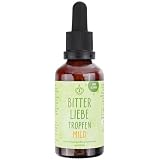 BitterLiebe® Bittertropfen ohne Alkohol 50ml nach Hildegard von Bingen - das Original aus Die Höhle der Löwen - hochdosierte Bitterstoffe Trop
