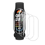 Natbok 4 Stück Schutzfolie für Xiaomi Smart Mi Band 10/Smart Mi Band 9 1.62' 2024,Fingerabdruck-ID Unterstützen HD Displayschutzfolie Anti- Kratze Bläschenfrei Weich TPU Flexible Display