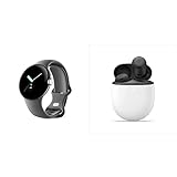 Google Pixel Watch – Android-Smartwatch mit Aktivitätsaufzeichnung – Smartwatch mit Herzfrequenz-Tracker & Pixel Buds Pro – Kabellose Kopfhörer – Bluetooth-Kopfhörer – C