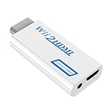 10Gtek Wii to HDMI Converter, Wii to HDMI Audio Video Converter with 3.5mm Audio Cable, Compatible with Wii, Wii U, HDTV, Supports All Wii Display M