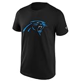 Fanatics NFL Primary Logo T-Shirt Carolina Panthers Black (DE/NL/SE/PL, Alphanumerisch, XL, Regular, Regular, Schwarz)
