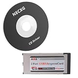 Orolotay Hoch Geschwindigkeits Dual 2 Port USB 3.0 Express Karte 34 Mm Platz Express Karte PCMCIA Konverter Adapter für Laptop