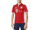 adidas Jungen Fußball/Heim-Trikot FC Bayern München Replica, FCB True Red/White, 176