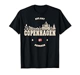 Vintage Kopenhagen Dänemark Travel Copenhagen Tour T-S