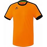 Erima Unisex Erwachsene Retro Star Trikot (3132126), New orange/schwarz, XL
