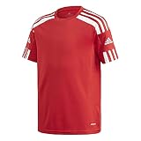 adidas Jungen Squadra 21 Jersey, Team Power Red / White, 15-16 Y