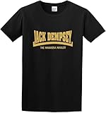 Jack Dempsey The Manassa Mauler Boxing Legend Mens Short Sleeve Shirt Black Size M