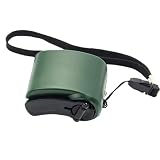 USB Handkurbel Handy Ladegerät Smartphone Tragbares Ladegerät Mobile Outdoor Ideal für Reisen, Wandern, Camping