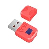Wireless 5.0 Receiver Adapter - Audio Konverter Kompatibel mit Nintendo Switch/PS5/PS4/PC/Pro Controller (Rot)