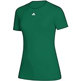 adidas Creator Short Sleeve Shirt - Womens Training L Kelly-W