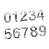 Housoutil 30 Stk Hausnummernschild selbstklebende Nummernaufkleber Schild mit Türnummern kennzeichen nummerschild Briefkasten Zahlenaufkleber Zimmertornummer Anzahl Post Abzeichen das S