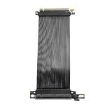 Luobannm Grafikkartenkabel PCIE 5.0 X16 90 ° Rechtswinkel Gen5 64 GB/S für GPU -Grafikkartenzubehör 15