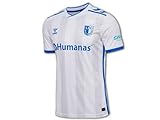 hummel 1.FC Magdeburg Er Away Trikot 24 25 WEISS BLAU - L