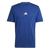 adidas Herren Essentials Small Logo Single Jersey T-Shirt Essentials Small Logo Single Jersey T-Shirt, Dunkelblau / Weiß, 3XL