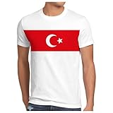 Turk Bayragi Ay Yildiz Trikot Paris Fanartikel Türkçe Shirt Herren Damen Paris Sommerspiele Rundhals Sommershirt Kurzarmshirt Fitness Sportshirt Slim Fit Türkei Oberteile(#01-03, XL)