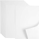 Stickerpapier zum bedrucken,25 Blätter A4 Vinyl Aufkleberfolie Selbstklebend Folie Bedrucken Selbstklebefolie Folienetiketten Vinyl Sticker Paper für Tintenstrahldrucker(Weiß)