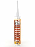 PCI Adaptol Acryl Dichtstoff 310 ml in Weiss für Anschlussfugen, Putzrisse, Mauerwerk, Bauanschlüsse überstreichbar, überputzbar innen & außen, plasto-elastisch, witterungsbeständig