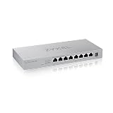 Zyxel 2,5G Multi-Gigabit Unmanaged Switch mit acht Ports für Home Entertainment oder SOHO-Netzwerke [MG-108]