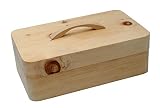 JOWE Zirbenbrotdose | Brotbehälter aus Zirbe | Brotaufbewahrungsbox aus Holz | Brotkasten aus Zirb