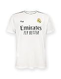 Real Madrid Home Trikot Saison 24/25, Weiß, M, Replik Shirt Mit Offizieller L