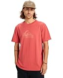 Quiksilver T-Shirt mit kurzen Ärmeln, EV Com Logo, SS, Rosa, Größe L