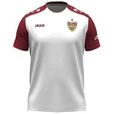 JAKO VfB Stuttgart Training Trikot Jersey (DE/NL/SE/PL, Alphanumerisch, L, Regular, Regular, White/red)