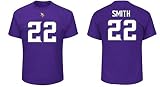 Majestic Athletic NFL Football T-Shirt Minnesota Vikings Harrison Smith 22 lila Trikot Jersey Receiver (XL)