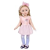 Glitter Girls Puppe Emilia – Bewegliche 36 cm Puppe mit Puppenkleidung, Zubehör und blonden langen Haare zum Frisieren – Spielzeug ab 3 Jahren (6 Teile)