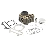 Zylinderkolbenringdichtung Kit kompatibel mit GY6 50cc 60cc 80cc 100ccm 120cc Moth(60CC)