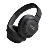 JBL Tune 720BT - Kabellose Over-Ear-Kopfhörer Reiner Bass-Sound, Bluetooth 5.3, bis zu 76H Akkulaufzeit und Schnellladung, leicht, bequem und faltbares Design (Schwarz)