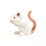 LOVIVER 5X Realistische Mäuse Modell Ratte Spielzeug Figuren Kognitive Spielzeug Realistische Tiere Figuren Spielzeug für Kindergarten Geburtstag