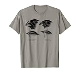 Darwin's Finches Illustration T-Shirt Evolution Atheist T-S