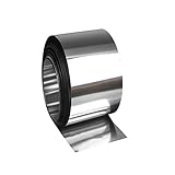 SOFIALXC Edelstahlblech Metallplatten Stahlblech Eisenblech (200mm x 1000mm)-Thicknesses:0.1