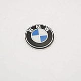 ORIGINAL BMW Schlüsselemblem Emblem Aufkleber für Schlüssel 11 mm 66122155754, Aluminium, Mehrfarbig