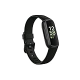 Fitbit Inspire 3 Gesundheits- & Fitness-Tracker mit Stressmanagement, Workout-Intensität, Schlaf-Tracking, 24/7 Herzfrequenz und mehr, Midnight Zen/Schwarz, Einheitsgröße (S & L Bänder enthalten)