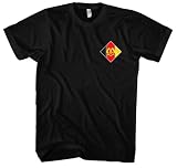 DDR T-Shirt | Retro Ostdeutschland – Brustlogo & Ruckendruck – Simson Trabant IFA FDJ – Oldheimertreffen Ostalgie | M2 FB Schwarz (L)