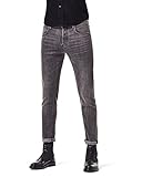 G-STAR RAW Herren 3301 Slim Jeans, Faded Black Magnet, 31W x 30L