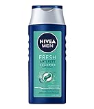 NIVEA MEN Fresh Anti Fett Shampoo, Männer Shampoo mit Salbei für die tägliche Anwendung, pH-optimiertes Shampoo gegen fettige Haare und für eine frische Kopfhaut (250 ml)