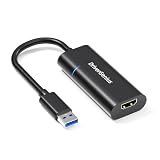 DriverGenius ViewX USB 3.0 auf HDMI Adapter, Externe Grafikkarte mit USB-Stromversorgung, Video-/Audio-Konverter 1080p für Büroanwendungen und Datenanalyse, Kompatibel mit Windows 11 & macOS 15