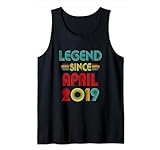 5. Geburtstag Legende Awesome Since April 2019 5 Year Old Tank Top