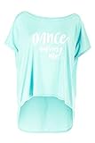 WINSHAPE Damen Ultra leichtes Modal-Shirt MCT017 Defines me, Dance Style, Fitness Freizeit Sport Yoga Workout T, Mint, L