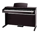 Classic Cantabile DP-210 RH E-Piano (Digitalpiano mit Hammermechanik, 88 Tasten, 2 Anschlüsse für Kopfhörer, USB, Metronom, 3 Pedale, Piano für Anfänger) R