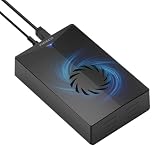 FIDECO Festplattengehäuse 3,5 Zoll, USB 3.0-zu-SATA Externes HDD Gehäuse, Festplatte Gehäuse für 2,5 Zoll oder 3,5 Zoll SATA-Festplatte, UASP Unterstü