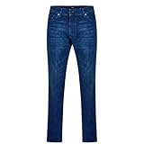 BOSS Herren Delaware BC-L-P Blaue Slim-Fit Jeans aus Super-Stretch-Denim Dunkelblau 34/32