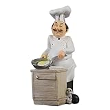CARESHINE [Einzigartige Kochdekoration]-Statue-Figur – schmelzende Kuppel-Tablett-Skulptur für die Heimküchen-Dekoration – HLT Kochtablett Lebensmittel-Enthusiasten-size1